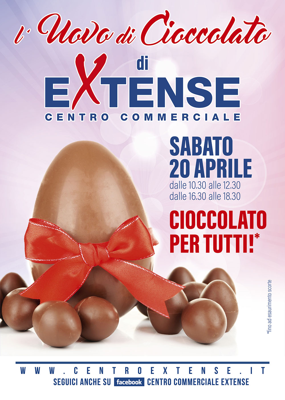 L'uovo di Cioccolato del Centro Commerciale Extense - 20 aprile 2019